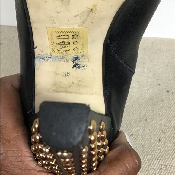 Top Shop Women Ankle Botties  Sz. 38/7.5 Studded detail on Back boot Sexy - Picture 7 of 9